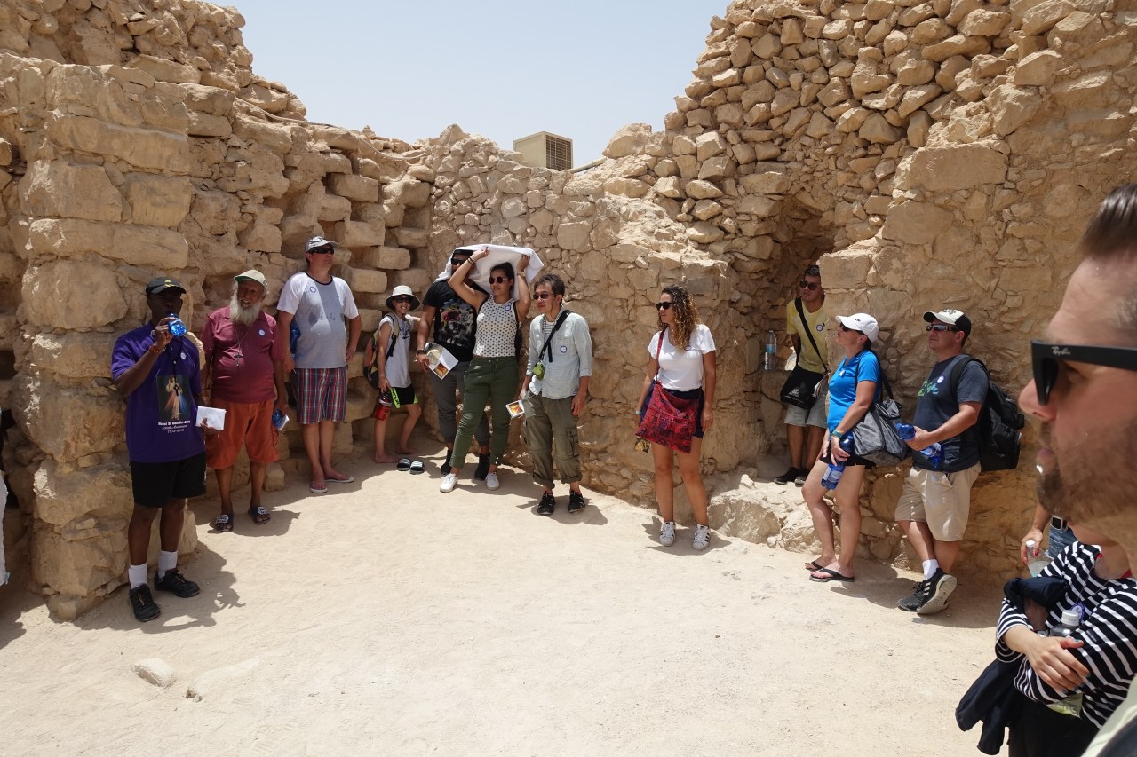 No refuge from the summer time heat on Masada tour